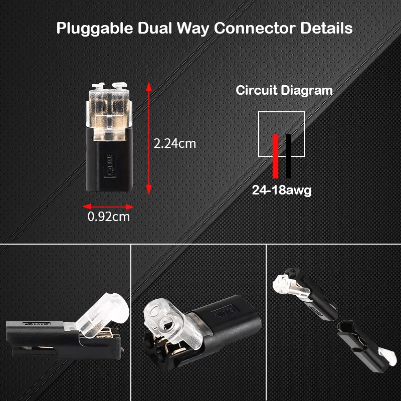(🔥Last Day Promotion  - 49% off)2025Double-wire Plug-in Connector With Locking Buckle(The more you buy, the more discounts you get)