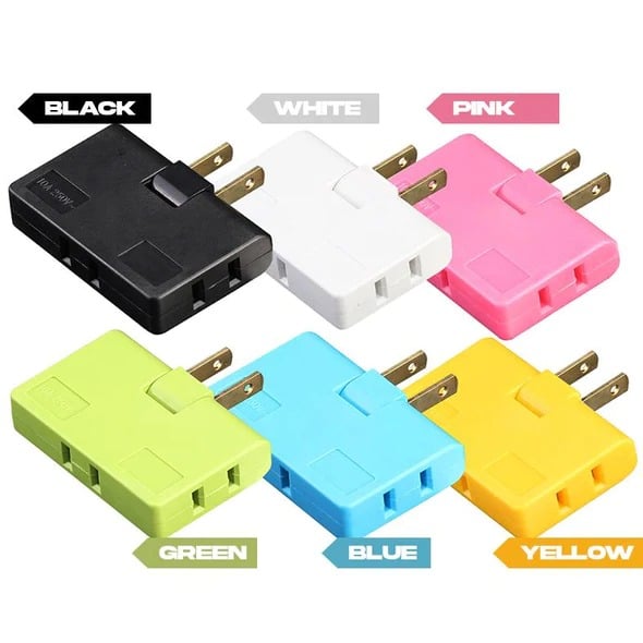 2025-180 Degrees Rotatable Socket Converter