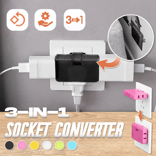 2025-180 Degrees Rotatable Socket Converter